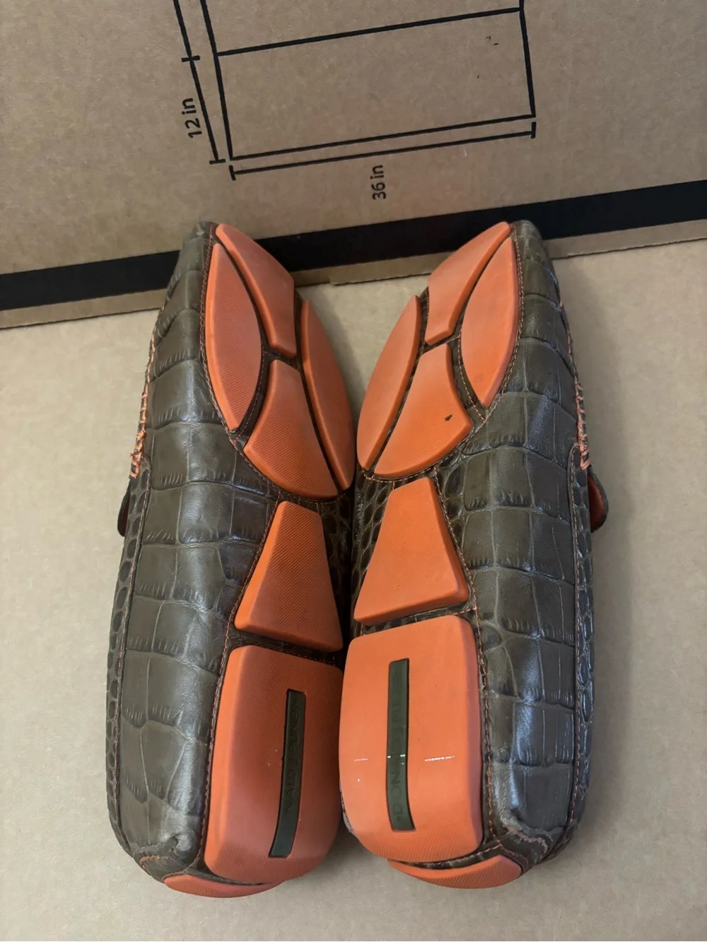 Donald J. Pliner croc embossed